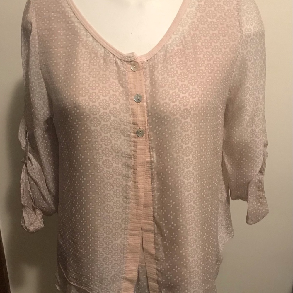 NWT - M Made in Italy Silk Blouse - Size Medium
